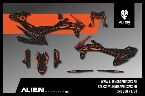 KTM 690 SMC-R 2019 20 2021 2022 2023 2024 2025 Grafik Decals Aufkleber Set - Bild 5 von 5