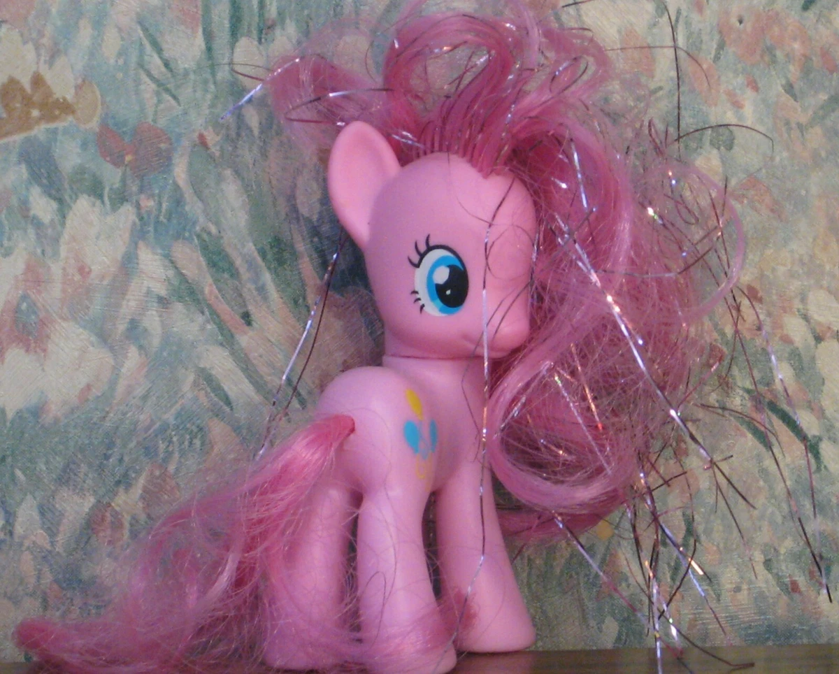 My Little Pony Friendship Is Magic Pinkie Pie Tinsel Mane - Cutie Mark on  Right | eBay