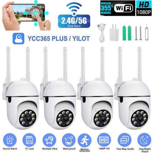 5G Wifi Wireless Security Camera System Outdoor Home Night Vision Cam 1080P HD - Afbeelding 1 van 18