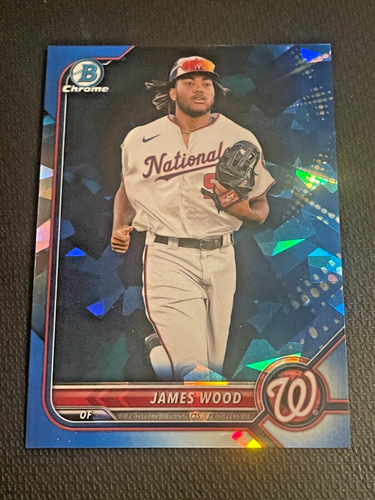 2022 1st Bowman Chrome James Wood Sapphire