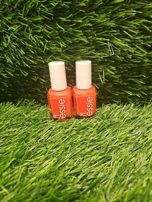 ESSIE ORANGE NAIL POLISH START SIGNS ONLY # 1781 Lot Of 2