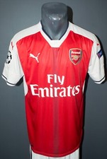 Arsenal Football Jersey Mens Shirt Champions League UEFA 2016/2017 Size M 5/5