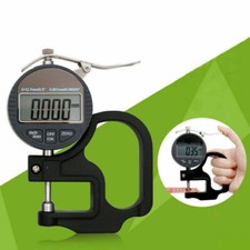 Digital Thickness Gauge 0.01/0.001mm Tester Meter Paper Film Leather Measuring
