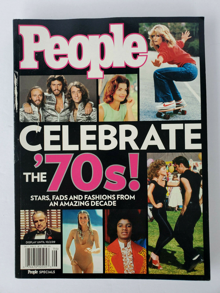 PEOPLE Magazine 'Celebrate the '70s' Fawcett, Jackson, Travolta Bagged Boarded