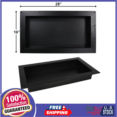 Suteck Shower Niche Ready For Tile 16" X 28", Single Shelf Niche Shower Tile Ready Niche For Shower Bathroom Storage Niche Tile Recessed Shower Shelf