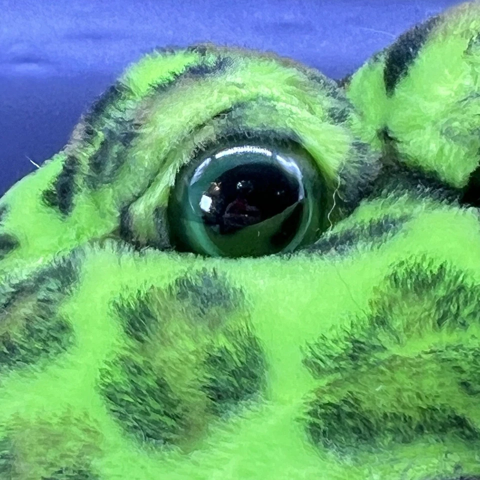 Ganz Webkinz Bullfrog Plush Stuffed Green Frog Beanbag Animal HM114 NO CODE Cute - Image 2 of 4