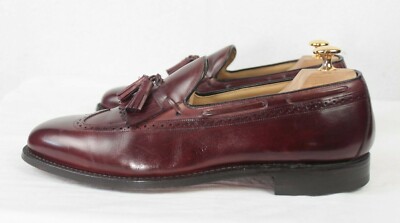 Johnston & Murphy Men\'s 10 C Narrow Aristocraft Brown Kiltie Loafers Shoes - USA Johnston & Murphy Aristocraft Chestnut Brown Kiltie Loafers  main image 3