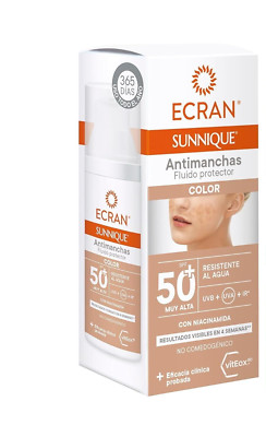 Ecran Sunnique Antimanchas Color  50 Ml