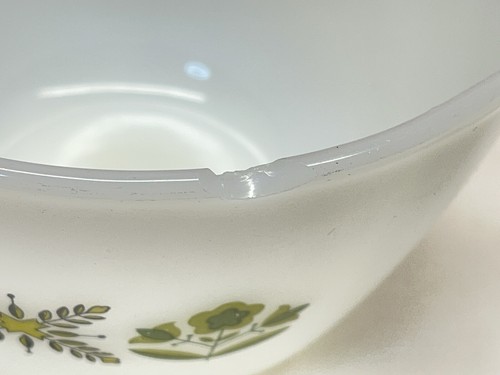 Vtg 3-Piece Set Anchor Hocking Fire King Nesting Mixing Bowls Meadow Green - Picture 4 of 15