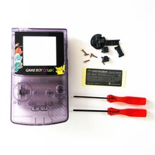 GBC Nintendo Game Boy Color Replacement Housing Shell Screen Atomic Pikachu USA 