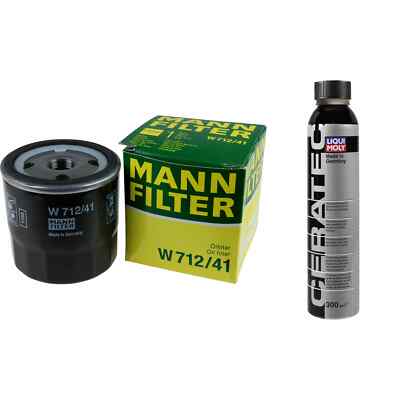 MANN-FILTER ÖLFILTER W 712/41 + LIQUI MOLY Cera Tec 3721