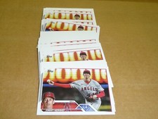 2023 Topps BASE LOT OF 35 CARDS JIMMY HERGET ANGELS #254