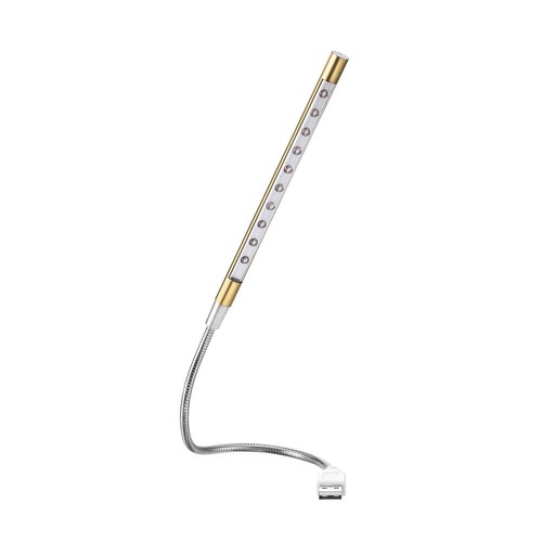 10 LED USB Keyboard Light Flexible Night Lamp for Reading Notebook Laptop Plug - Afbeelding 15 van 18