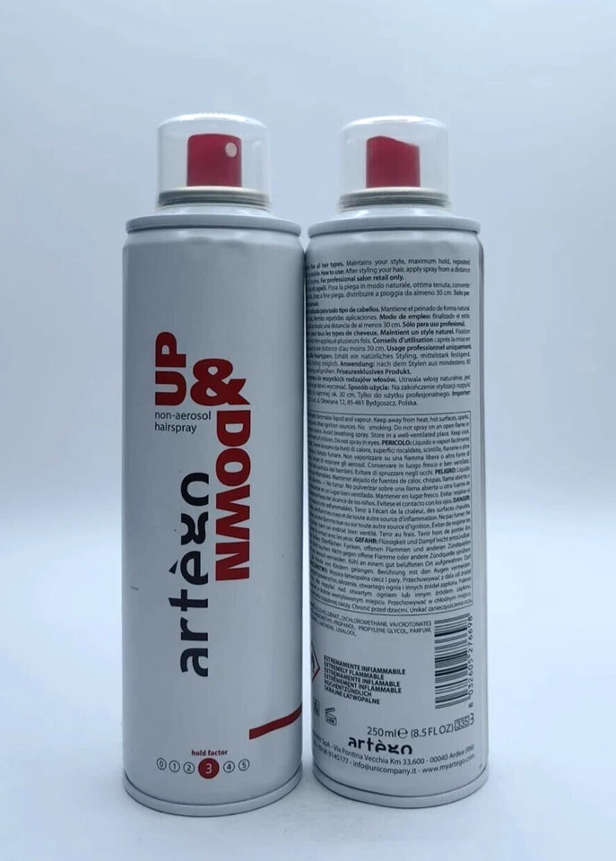 2x artego up&down hairspray 250ml G20 - Bild 2 von 2