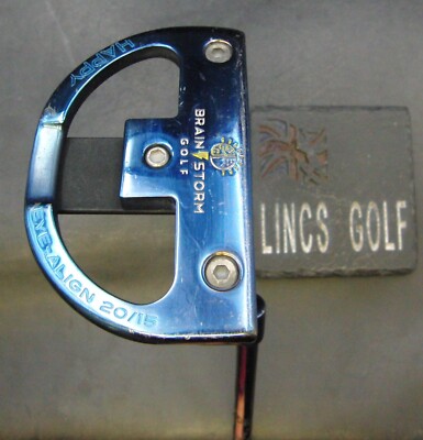 Brain Storm Golf HAPPY EYE-ALIGN Putter 84,5 cm Länge Stahlschaft Riuiera Griff