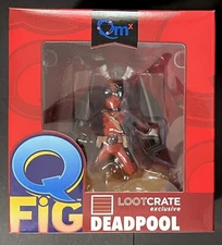 New 2015 Marvel Deadpool Quantum Mechanix Q-Fig Loot Crate Exclusive Figure