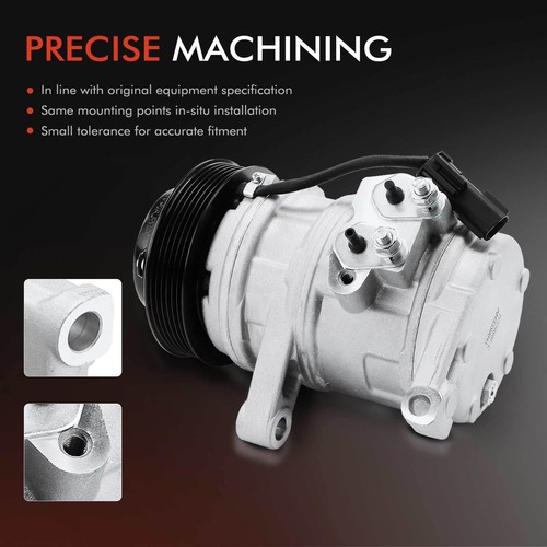 A/C Compressor w/ Clutch for Chrysler Aspen Jeep Grand Cherokee Dodge Durango - Picture 7 of 10
