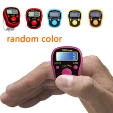 Digital Finger Ring Tally Counter Hand Held Knitting Row counter CLICKER DIY 