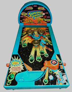 Vintage Superman Spinball Pinball Game 1978 Mattel Works For WarriorMax