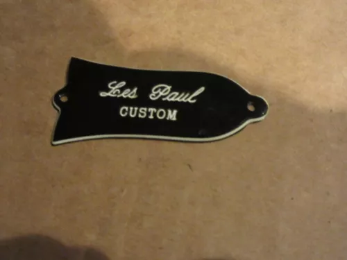 Vintage 1970s Gibson Les Paul Custom Guitar Truss Rod Cover