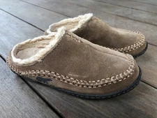 Sorel Kids Falcon Ridge Slippers Tan Suede SIZE 1 YOUTH