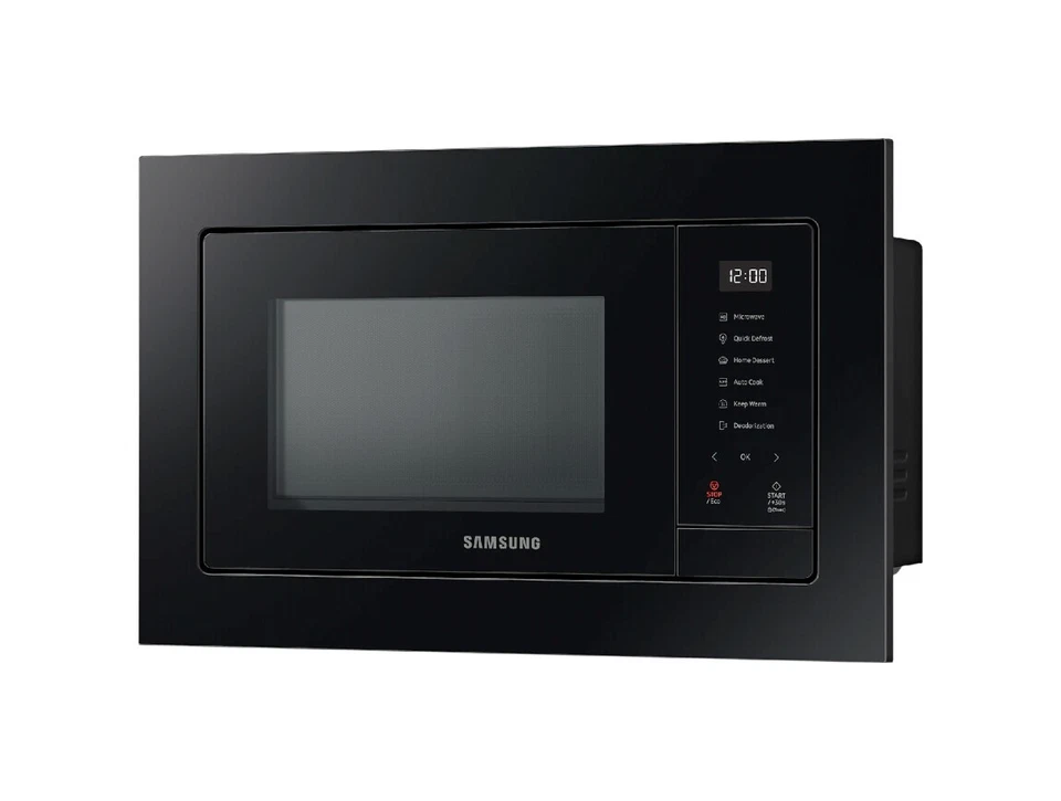 SAMSUNG Mikrowelle 23 Liter Schwarzglas, Touch Bedienung, Kindersicherung 49 cm - Bild 2 von 4