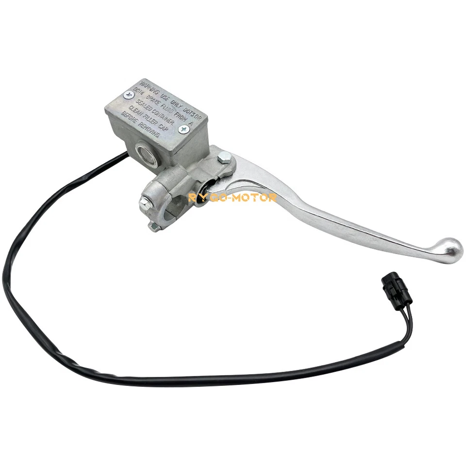 Cilindro maestro de freno delantero derecho con interruptor de freno para Yamaha Banshee 350 YFZ350  Foto 2 de 4