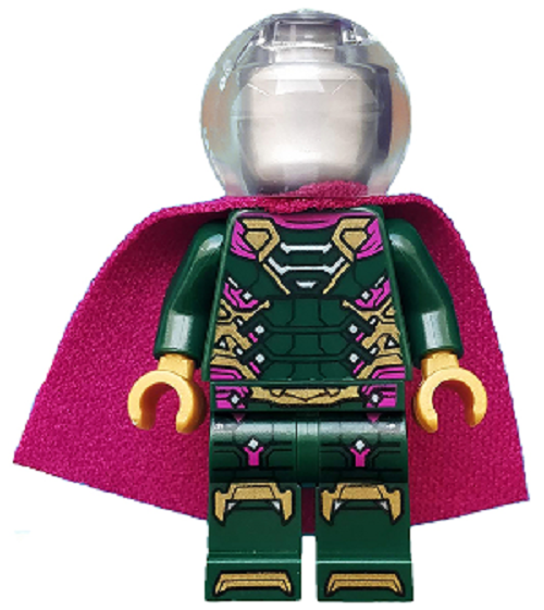ジュリウス シェルマン ザ ラスト ディケイド LEGO Spider-Man: Mysterio Flat Silver Head, Trans-Clear Helmet