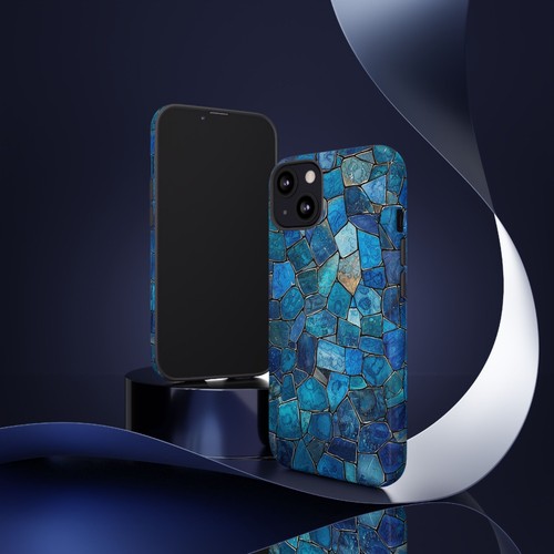 Blue Tortoise Glass Mosaic - Phone Cover Case for iPhone, Galaxy, Pixel - 第 91/281 張圖片