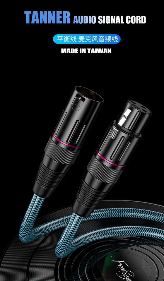 Hifi XLR Cable High Purity OFC 2XLR Male to Female Cable to interconnection - Image 2 of 4