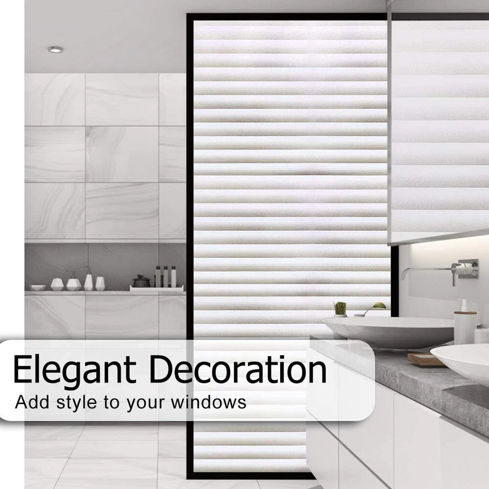 Sichtschutzfolie Milchglasfolie Fensterfolie Fenster Folie Selbstklebend 5m 90cm - Bild 4 von 4