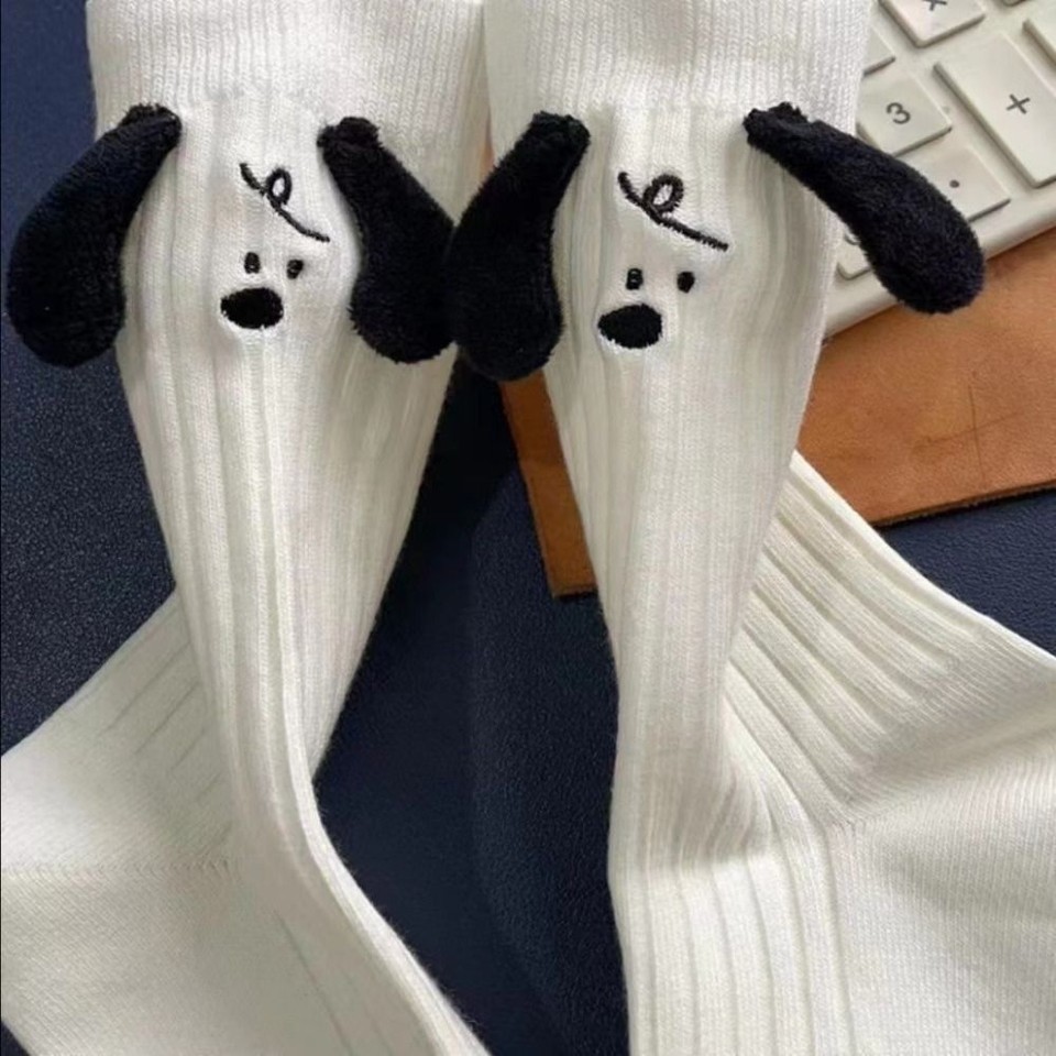 Polyester Cotton Sports Socks White Couple Socks Women Men eBay