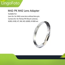 M42-PK M42 Lens Adapter for Pentax PK K Mount for Pentax K3 K5 K5II K7 Kr K100D