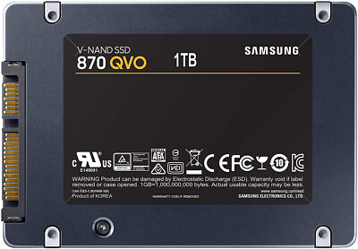 SamSung SSD 870 QVO 1TB 2TB 4TB 8TB Solid State Drive Internal