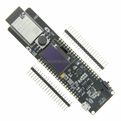 ESP32 4MB SPI Flash 8MB PSRAM 0.96OLED Five-Way Button 18650 Battery Holder-