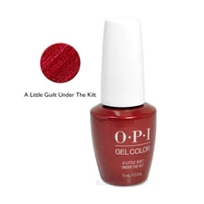 OPI Soak Off Gel Nail Polish GC U12 A Little Guilt Under The Kilt 0.5oz 