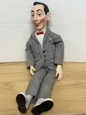 PEE WEE HERMAN 1987 18" Pull String Doll - For Parts/Repair - Fast Voice - Dirty