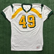 Vintage St. Norbert Green Knights NCAA Football Jersey Men's XXL # 49 game used