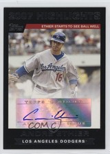 2007 Topps Update 2007 Highlights Auto Andre Ethier #HAAE Auto tx8
