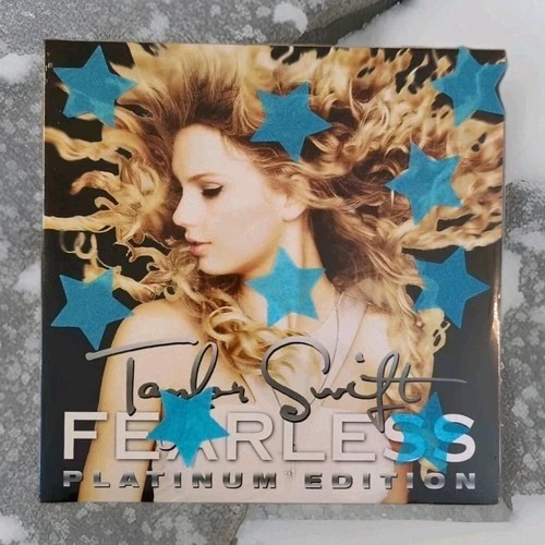 TAYLOR SWIFT FEARLESS Platinum Edition W/CONFETTI  From Eras Tour 2LP NEW VINYL
