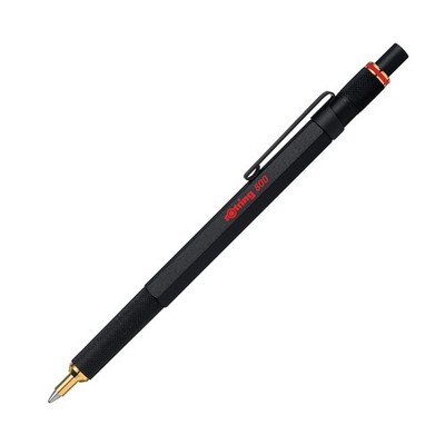 Rotring 800 Kugelschreiber schwarz mit drehbarer Aufbewahrung, 2032579, offiziell importiert