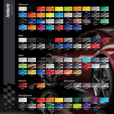 3M Wrap Film Series 2080 Car Wrapping Folie 30x152cm Autofolie m. Luftkanälen - Bild 1 von 3