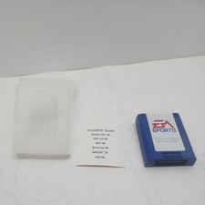 Nintendo 64 N64 Official EA Sports Blue Memory Card  label  Case