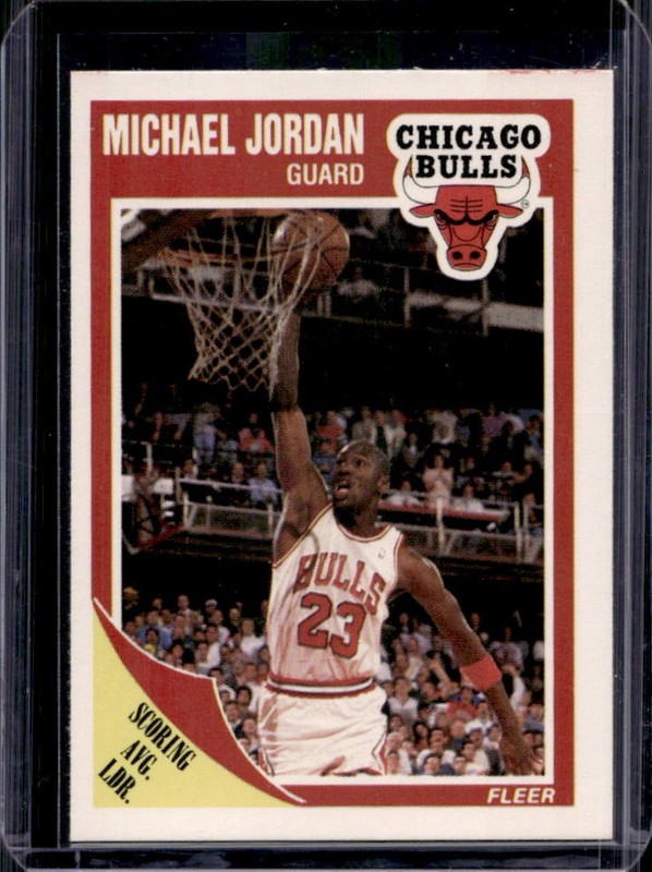 1989-90 Fleer Michael Jordan #21 Bulls