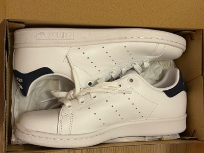 Size 5 - adidas Stan Smith Core White Navy Box
