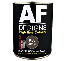 250ML Autolack für Fiat 301B Cinza Tellurium Metallic Basislack spritzfertig