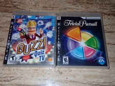 Sony PlayStation 3 PS3 System Video Games - Buzz Quiz TV & Trivial Pursuit