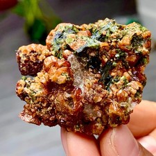 66G Natural Garnet with epidote rock Gorgeous rough raw Crystal MineraSpecimen