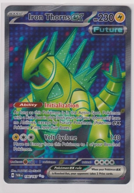 SV06: Twilight Masquerade #196/167 Iron Thorns ex