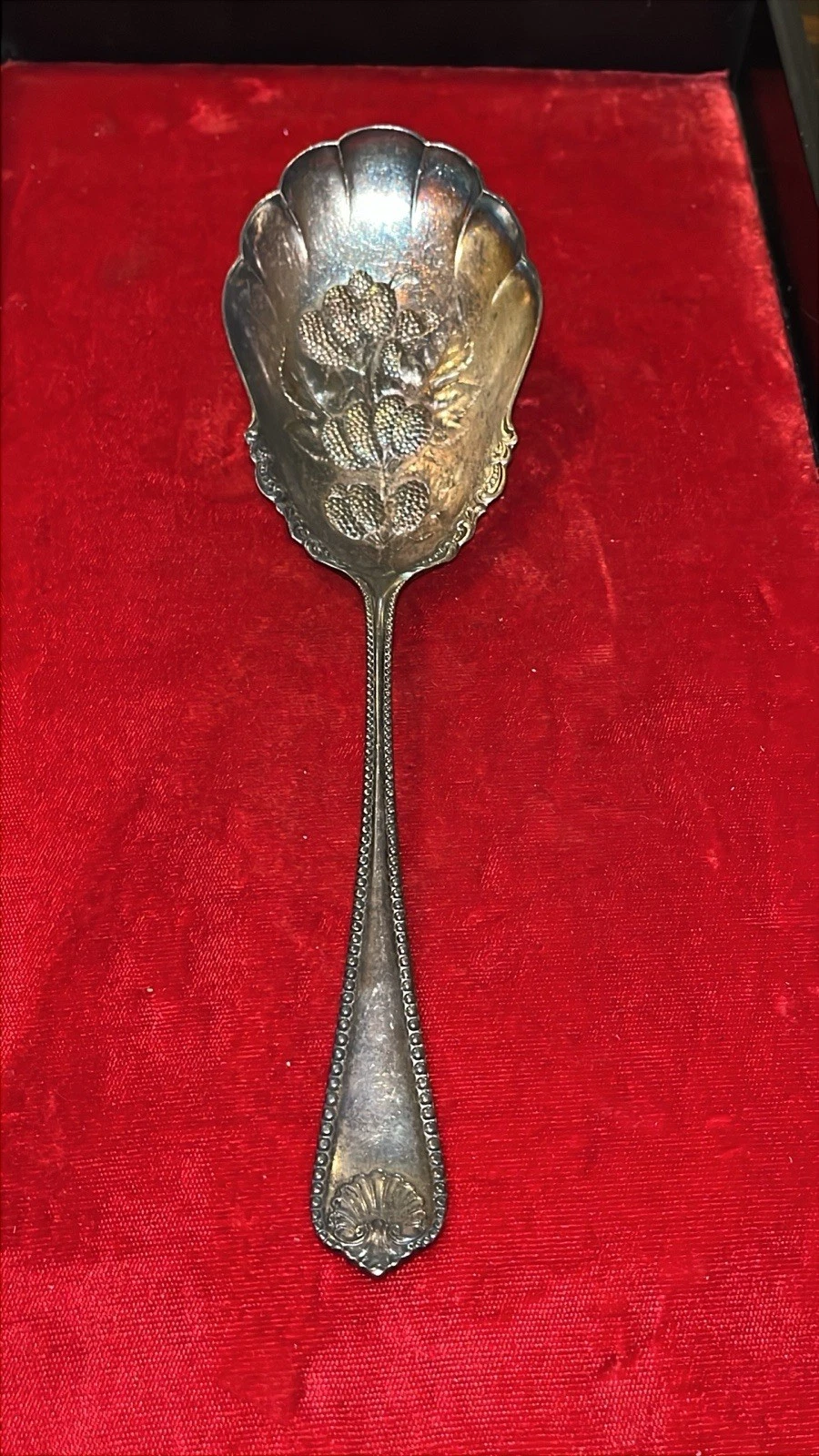 1847 Rogers Large Silver plate Berry Serving Spoon & Roger’s Tomato Server Spoon
Opens in a new wind